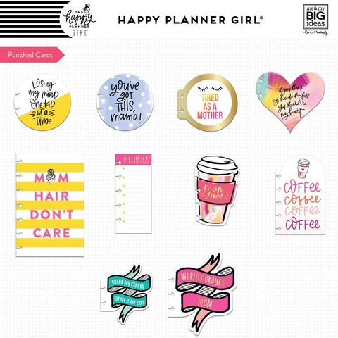Разделительные страницы -высечки  Happy Planner Inspiration Cards -Super Mom