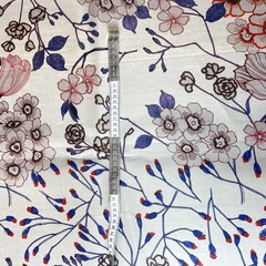 Шелк органза с цветами фото