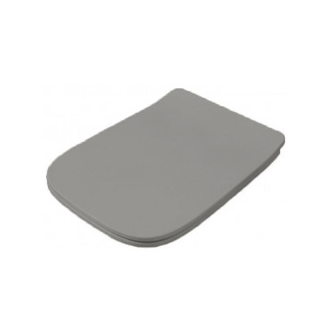 ArtCeram A16 ASA001 15 71 Сиденье для унитаза с микролифтом, цвет: grigio oliva, петли: хром