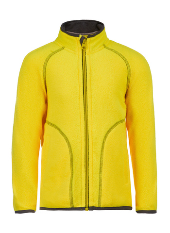 Флисовая кофта на молнии OLDOS "Джуди", цвет желтый