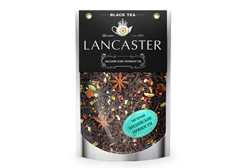 Чай "LANCASTER" черный Индийский крупнолистовой со специями, 100г