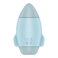 Стимулятор клитора с воздушной стимуляцией и вибрацией Satisfyer Mission Control (голубой)