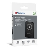 Портативный аккумулятор Verbatim Charge‘n’Go Power Bank 10000 мАч с беспроводной зарядкой, чёрный