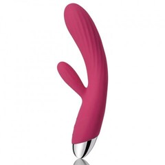 Вибратор-кролик Angel с подогревом розовый от SVAKOM