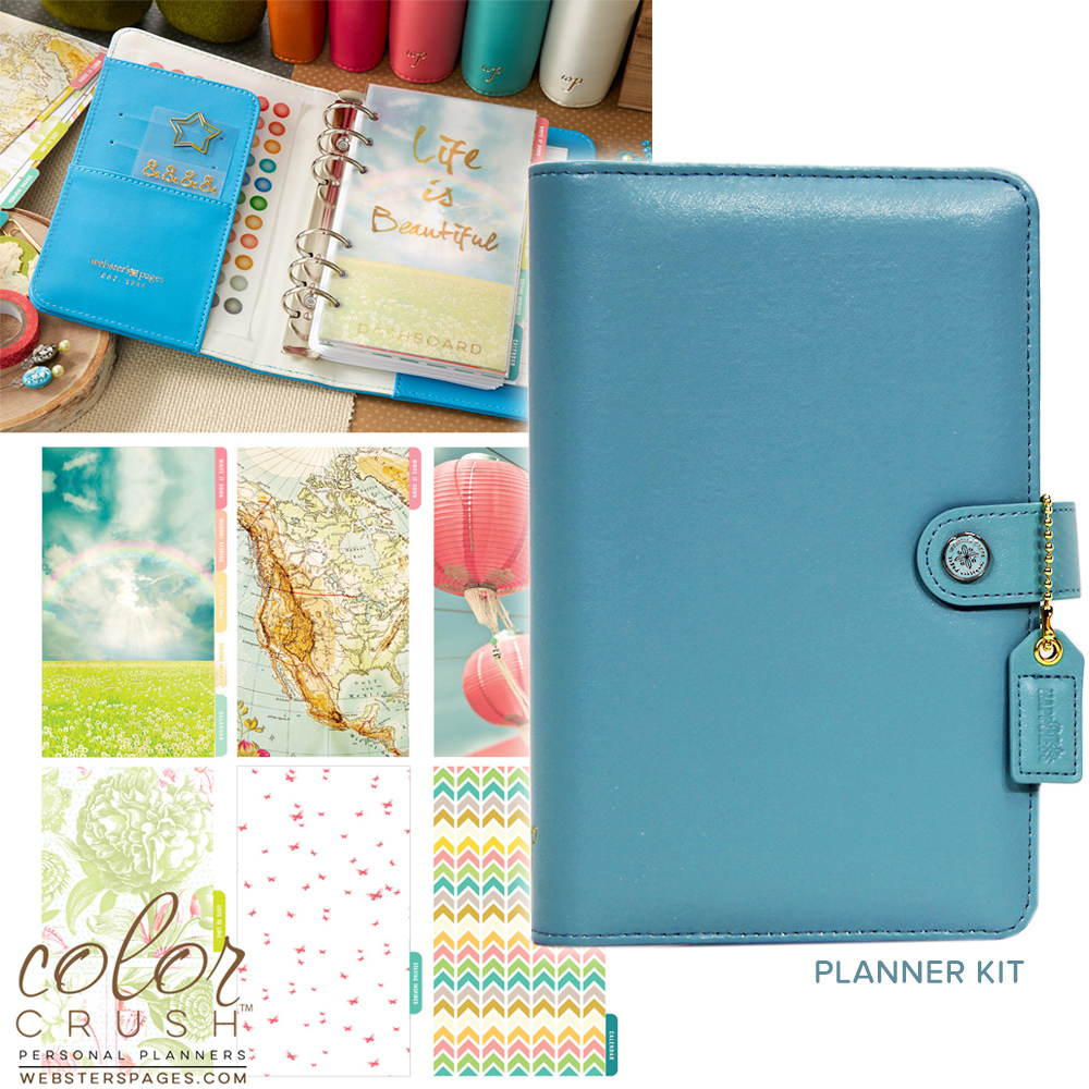 Планер PERSONAL PLANNER KIT  by Websters Pages -С наполнением -Sky Blue