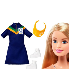 Набор одежды для куклы Barbie серия Tokyo Olympics синее платье