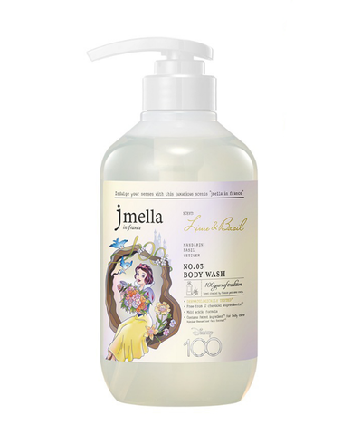JMELLA Парфюмированный гель для душа «Лайм и базилик» (Белоснежка) Lime & Basil Body Wash 500 мл