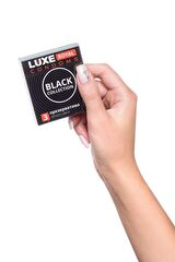 Черные презервативы LUXE Royal Black Collection - 3 шт. - 