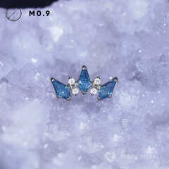 5K Rhombic Aqua & Crystal