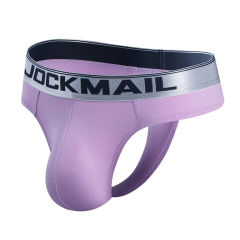 Мужские трусы стринги фиолетовые JOCKMAIL JM1029-5