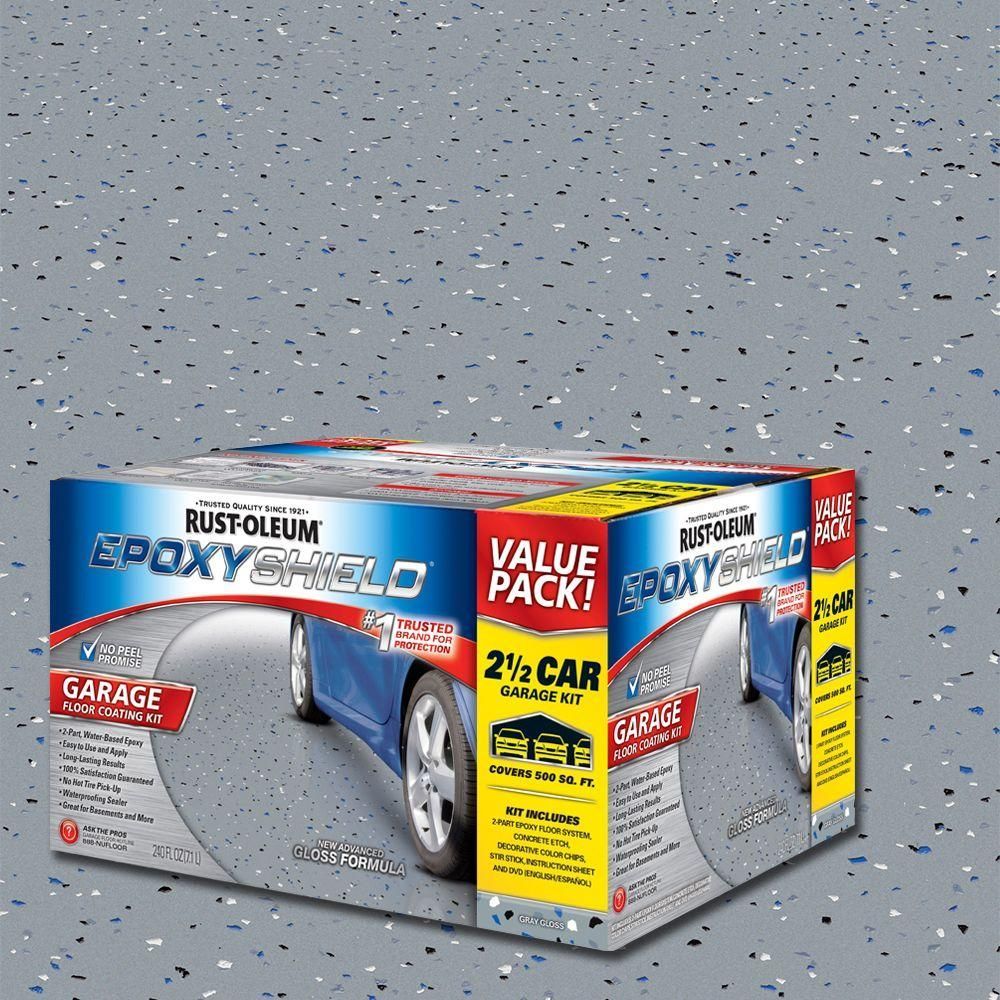 Эпоксидное покрытие для гаражного пола Rust-Oleum Garage Floor Coating –  купить за 14800 руб | Декоративные штукатурки, декоративные краски,  микроцемент, жидкий металл в наличии.