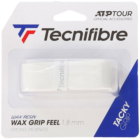 Намотки теннисные базовая Tecnifibre Wax Grip Feel white 1P