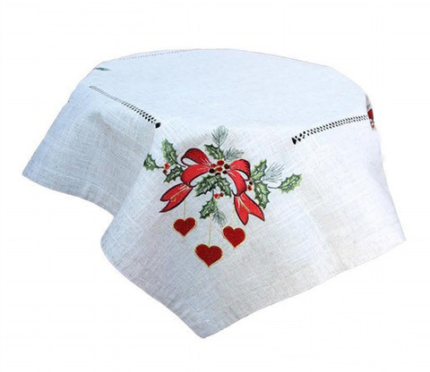 Скатерть 85х85 Rolande Du Dreuilh Coeurs NO46