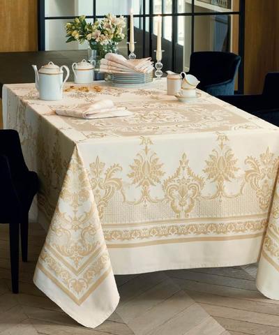 Скатерть 174x304 Garnier-Thiebaut Eleonore Gold