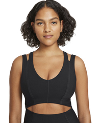 Топ теннисный Nike Yoga Luxe Dri Fit Women's Infinalon Jumpsuit W - black/dark smoke grey