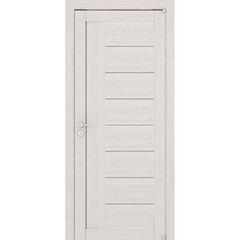 Купить Межкомнатная дверь экошпон Uberture 2110 капучино велюр остеклённая