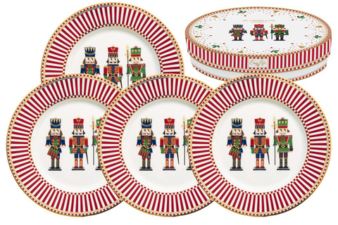 Набор закусочных тарелок 4шт 19см Easy Life Щелкунчик