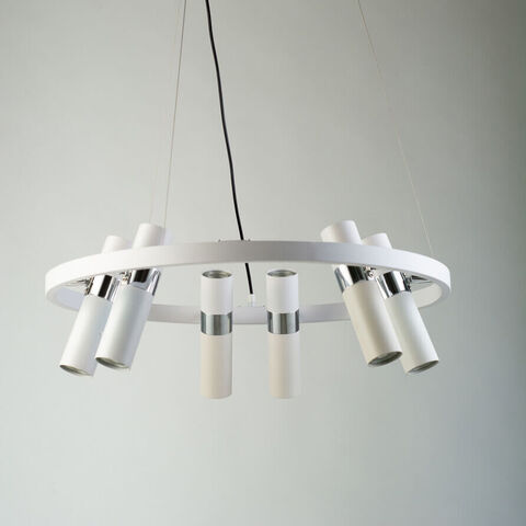 Люстра Spoor 6 White + Chrome