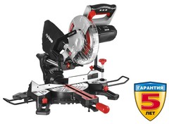 ЗУБР ЗПТ-210-1600 ПЛ пила торцовочная с протяжкой, d 210 х 30 мм, 1600 Вт