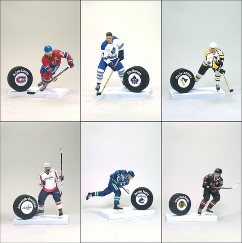 Хоккеисты НХЛ фигурки с шайбой серия 2