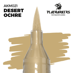 Акриловый маркер с кистью AK Playmarkers Desert Ochre