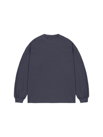 Лонгслив оверсайз (графит) 230 г