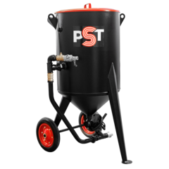 Напорная пескоструйная бочка PST-200 с шиберным дозатором