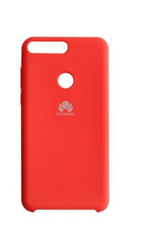 Силиконовый чехол Silicon Case для Huawei P Smart (Красный)