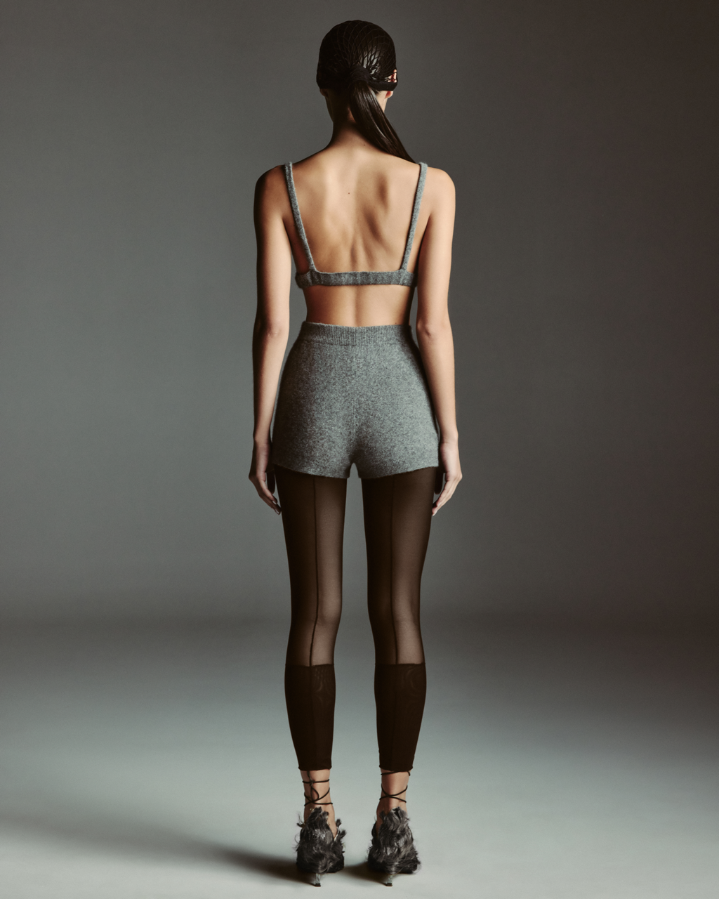 Лосины декоративные М, Коричневые