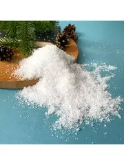 Снег искусственный 1-2 мм, белый, рассыпчатый, 45-50 гр.