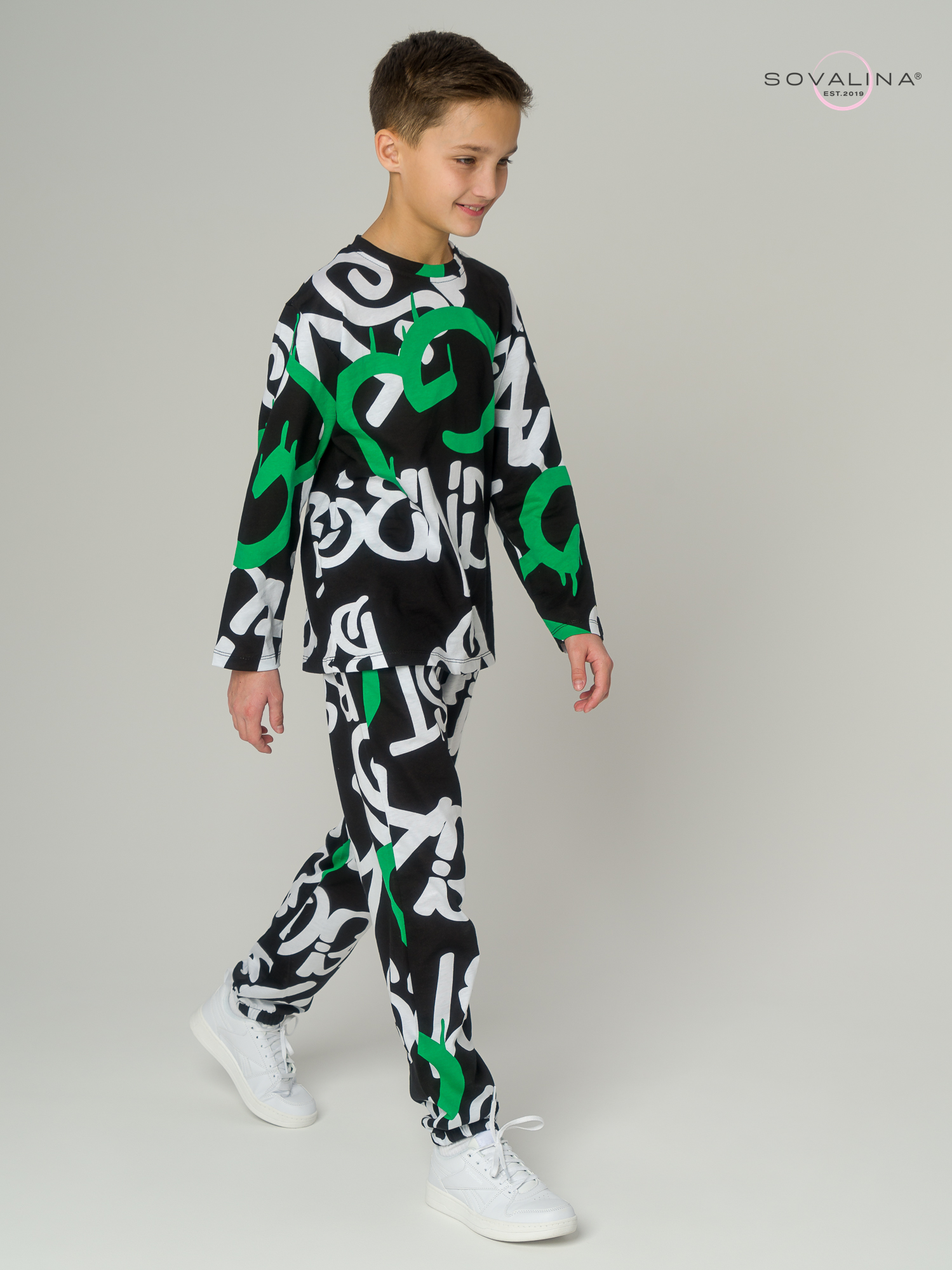 Костюм Heavy men граффити бенеттон