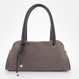 Сумка Саломея 501 эко-замша серый шоколад
