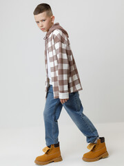 рубашка  для мальчика  КР 302196/молочный 1005 Н026 к640