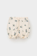 шорты  для девочки  КР 400683/айвори,голубика к561