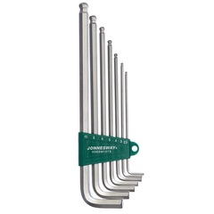 Jonnesway H06SM107S Набор ключей торцевых шестигранных удлиненных с шаром, 7 предметов 47097