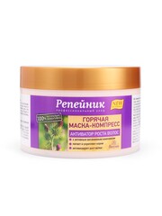 Floresan РЕПЕЙНИК Горячая маска-компресс-активатор роста волос с витамином Е, 450мл