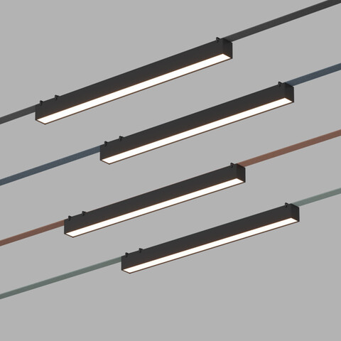 Трековый светильник Denkirs Belty Smart Linear DK5676-BK