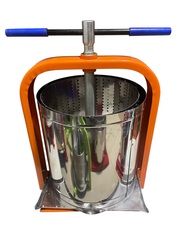 Пресс винтовой для отжима сока из ягод, фруктов и овощей Витязь, 20л (Крупная сетка)