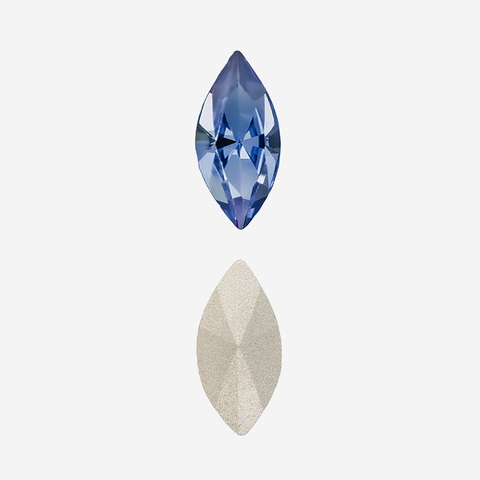 Кристалл Маркиз (Marquise Fancy Stone), оттенок "Сапфир"/"Sapphire", 10*5мм