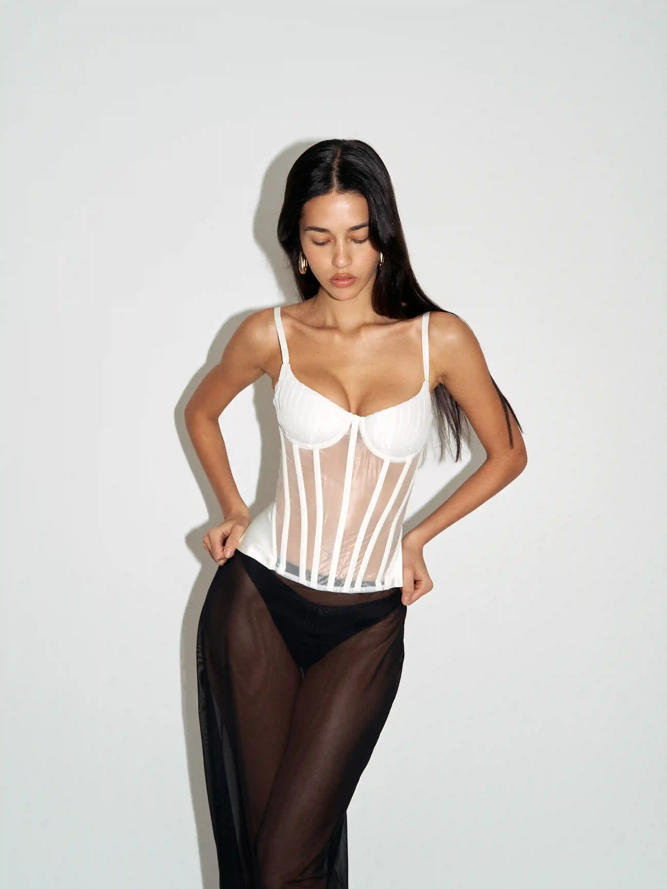 Корсет Nelle, Белый