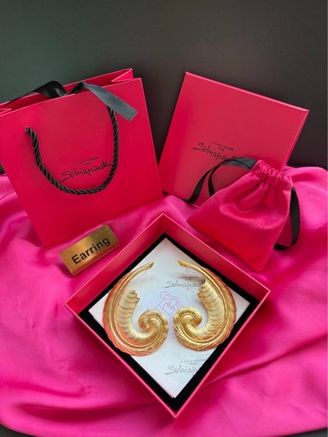 Серьги перья Schiaparelli Скиапарелли