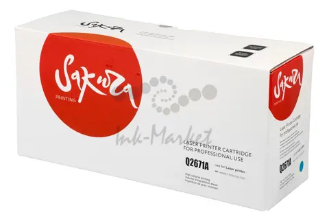 Картридж Sakura Q2671A (308A) для HP, голубой, 4000 к.