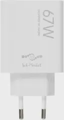 Сетевое зар./устр. Xiaomi 67W HyperCharge Power Adapter 67W 3.25A (PD) USB универсальное белый (BHR07SKEU) — фото 3