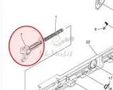 Держатель натяжителя Toshiba Hldr-tnsr-H21Y_S оригинальный 6LJ55562100