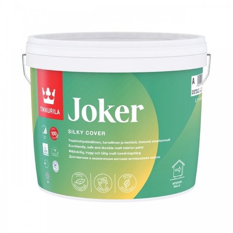 Tikkurila Joker / Тиккурила Джокер матовая, экологичная краска