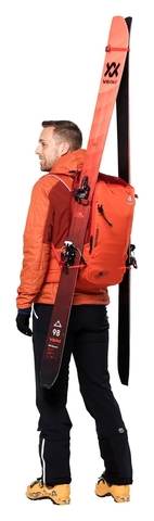 Картинка рюкзак для сноуборда Deuter freerider 30 papaya-lava - 5