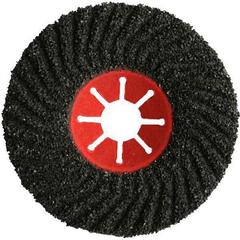 Круг абразивный торцевой ПРАКТИКА 125 х 22 мм Р 24 (1 шт)  картонный подвес (038-685)