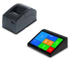 POS система MyPOS X10 с  Штрих-Лайт-01Ф с ФН 13 мес., с отрезчиком, быстрая печать чека.