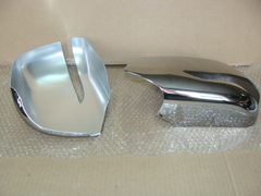 Накладка зеркала УАЗ-Патриот н.о. с 2014 г. (хром, пластик) 2шт.