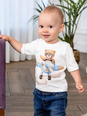 Футболка "Мишка-пилот"